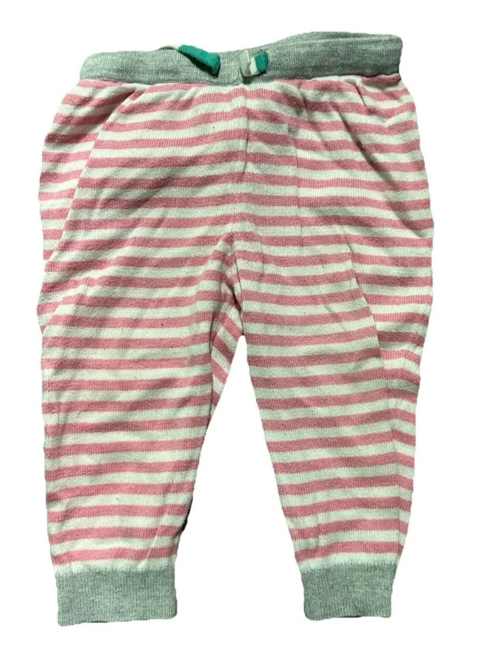 Baby Boden Girls Striped Sweatpants Joggers Size 6-12 Months